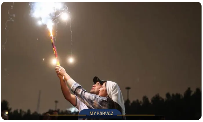 Celebration of Chaharshanbe Suri in Georgia